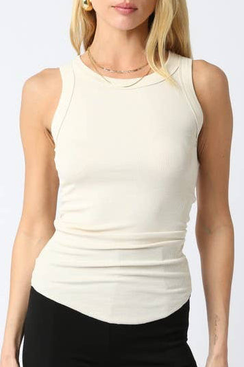 dean tank top - ecru