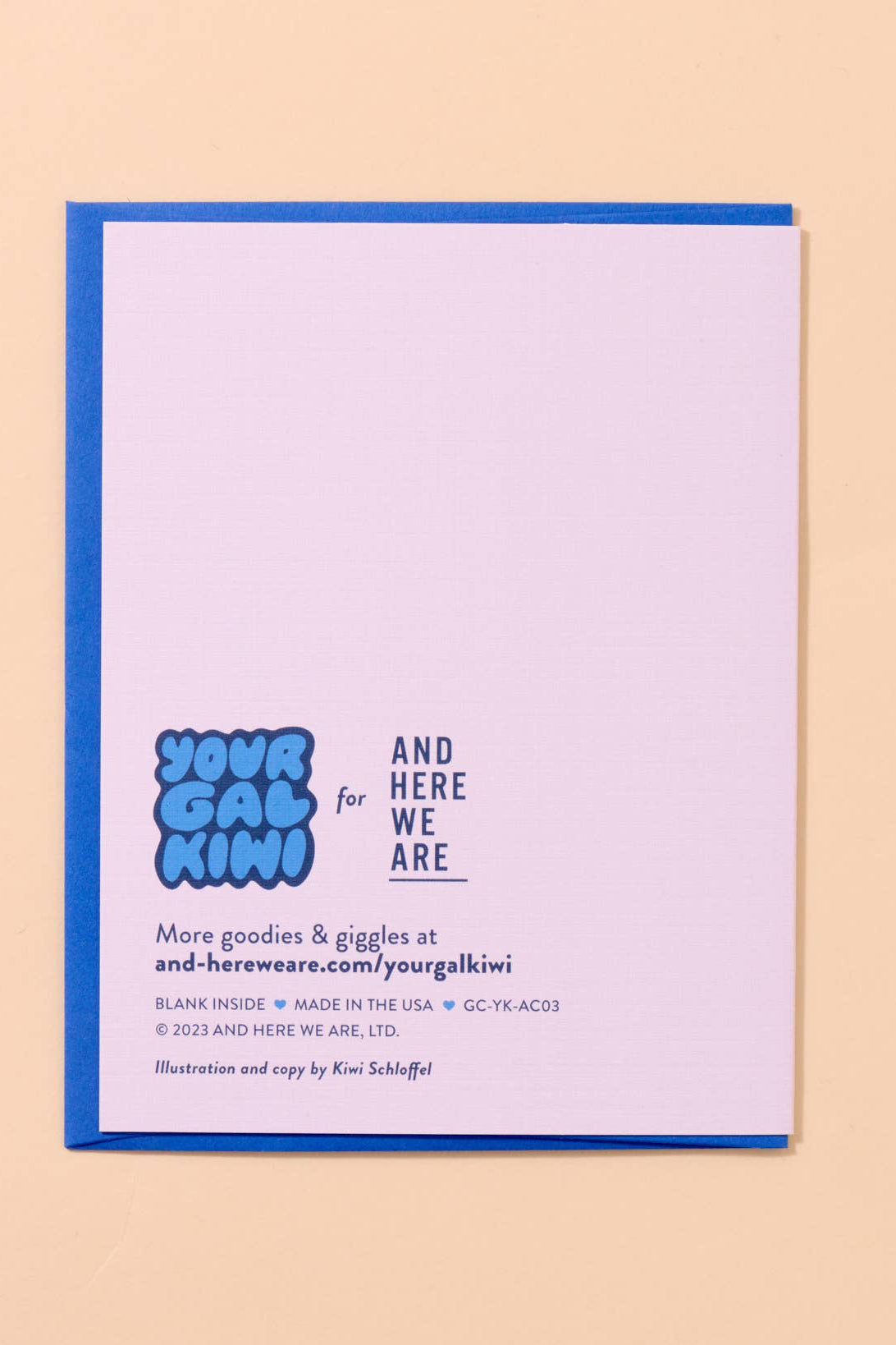 actual card - birthday card