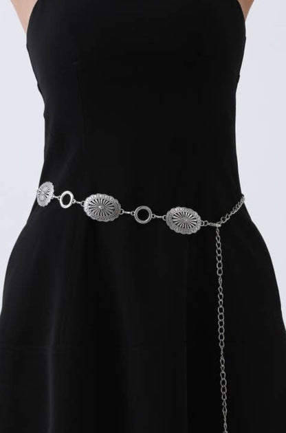 denver chain belt – antique silver