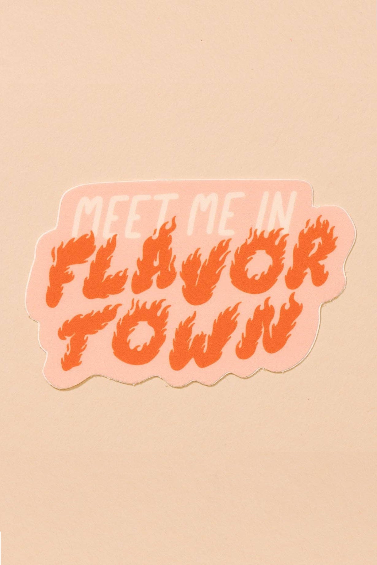 meet me in flavortown sticker
