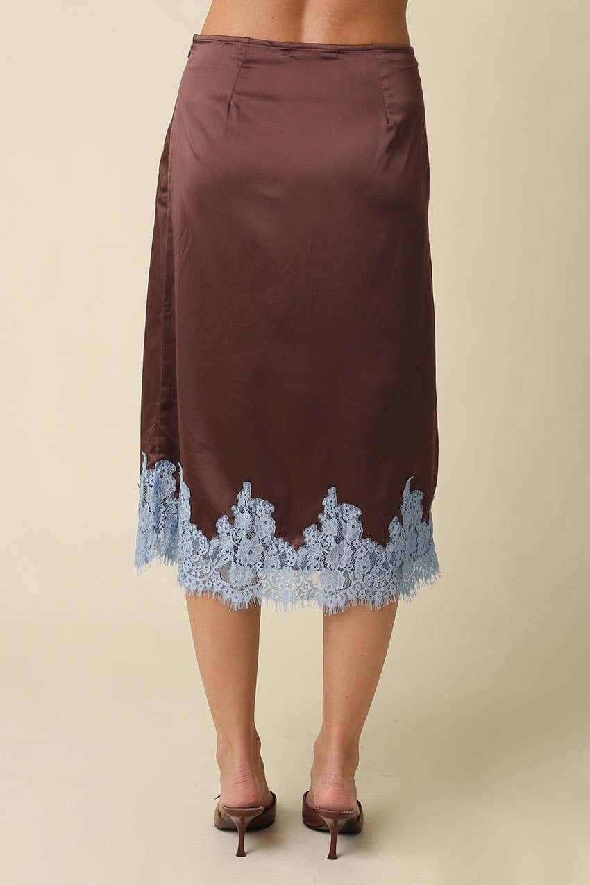lois skirt - brown