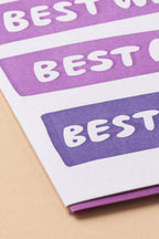 best wife/mom/friend - greeting card