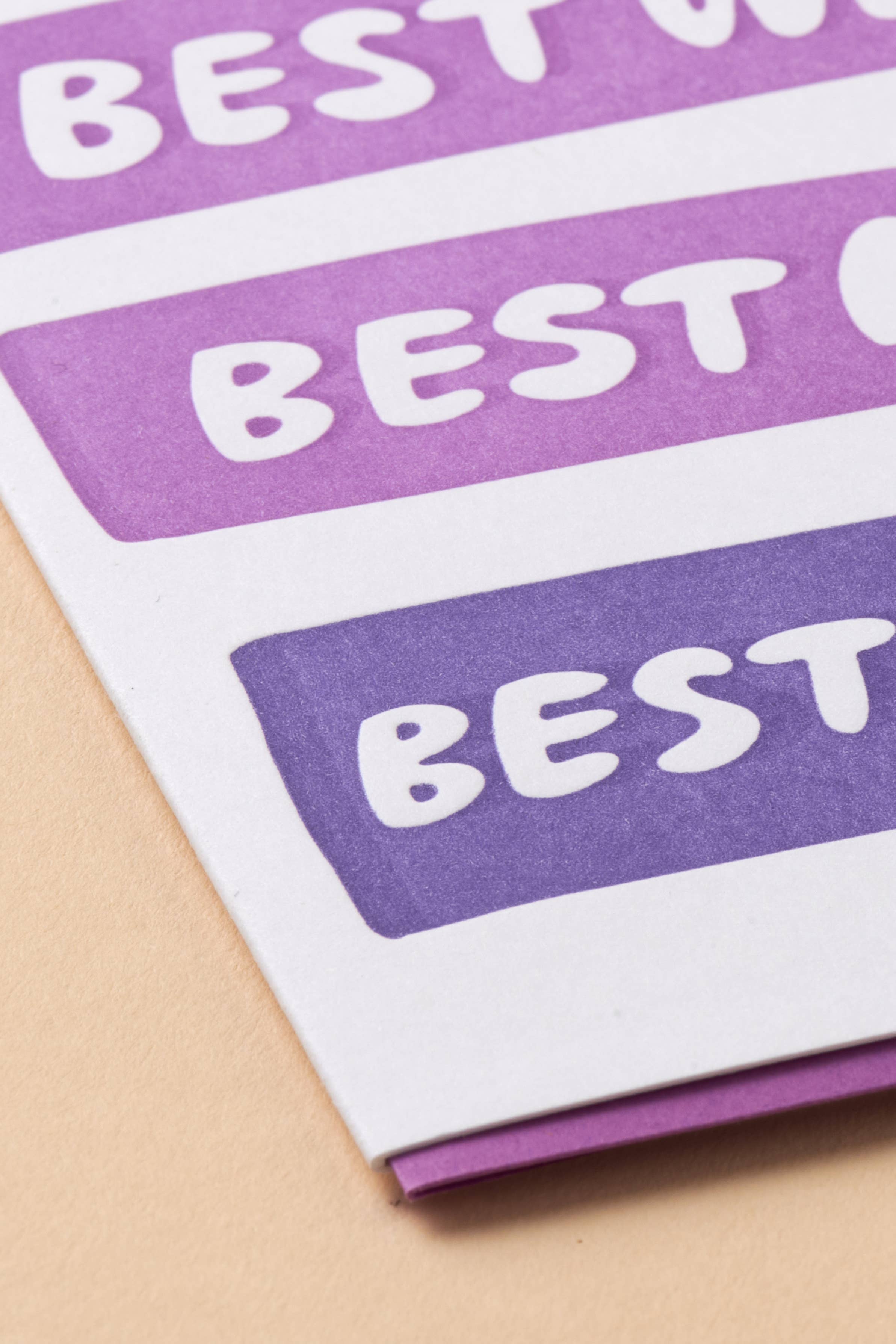 best wife/mom/friend - greeting card