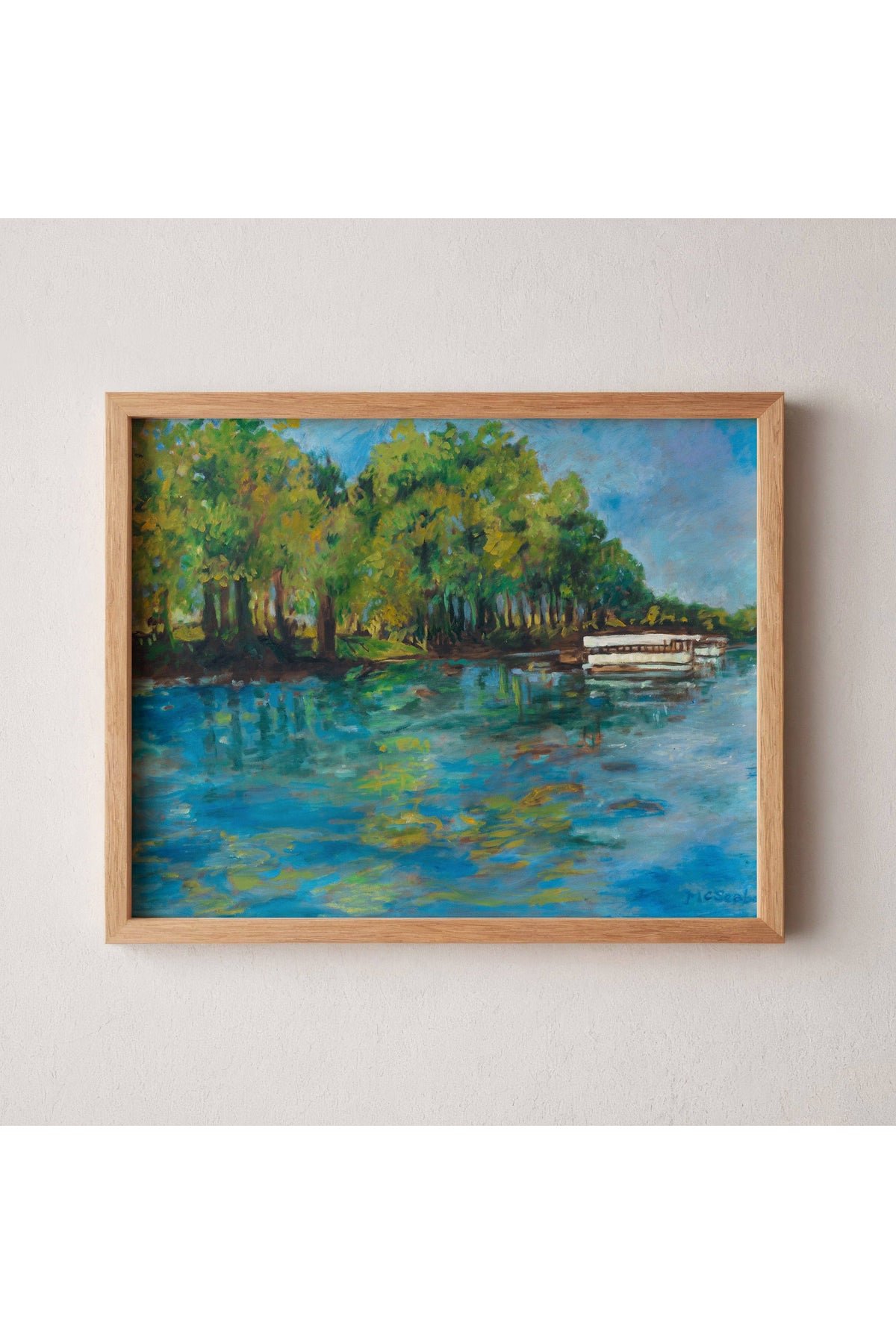 glass bottom boat print | el baker x mcseaborne