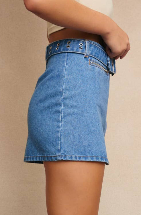 riley skirt - denim