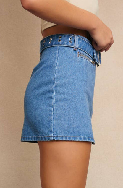 riley skirt - denim