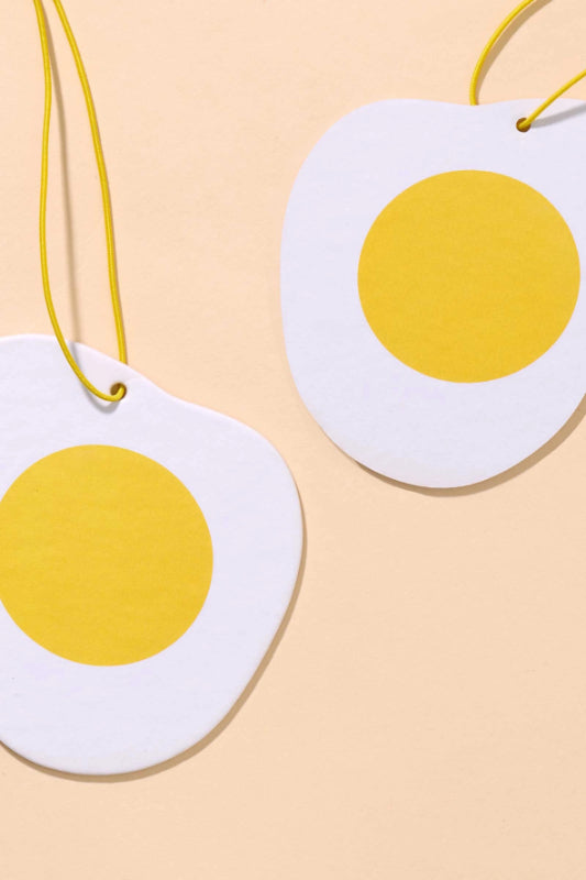fried egg air freshener