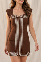 josephine dress - mocha