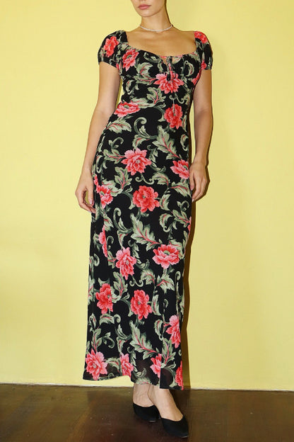 marley maxi dress - black