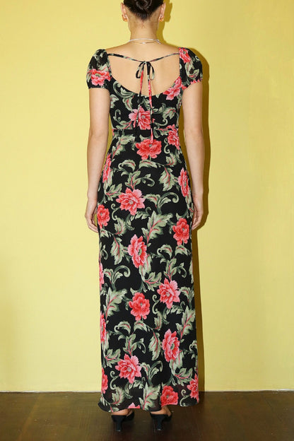 marley maxi dress - black