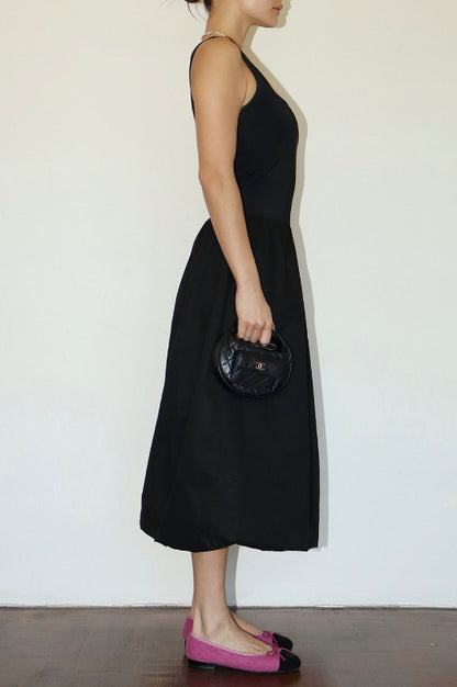 jennifer midi dress - black