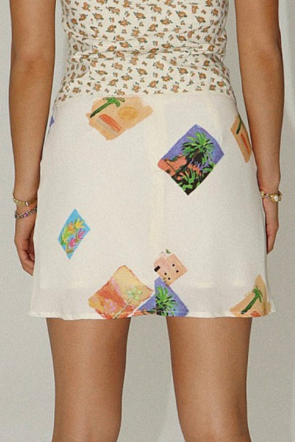 palm springs skirt - cream