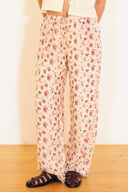 eve pant - cream multi