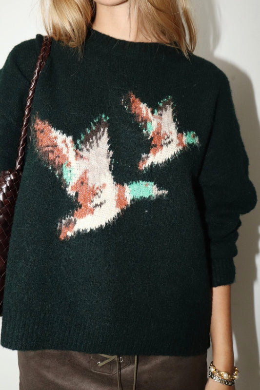 mallard sweater - deep forest