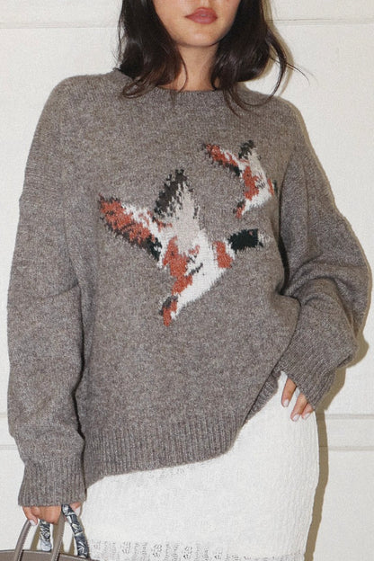 mallard sweater - vintage mocha