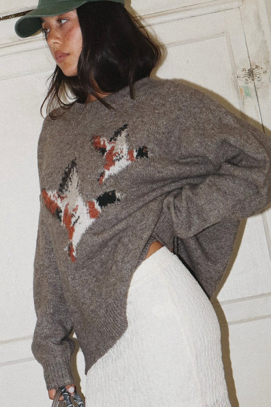 mallard sweater - vintage mocha