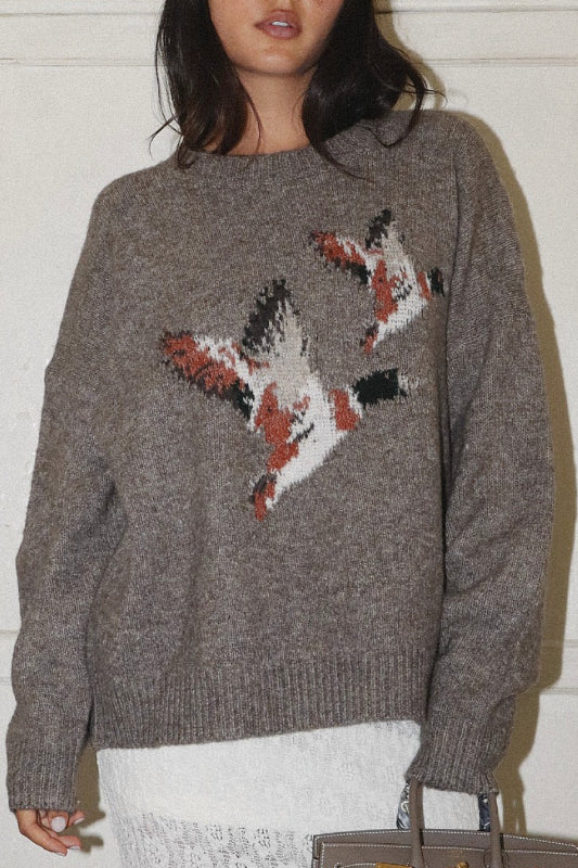 mallard sweater - vintage mocha