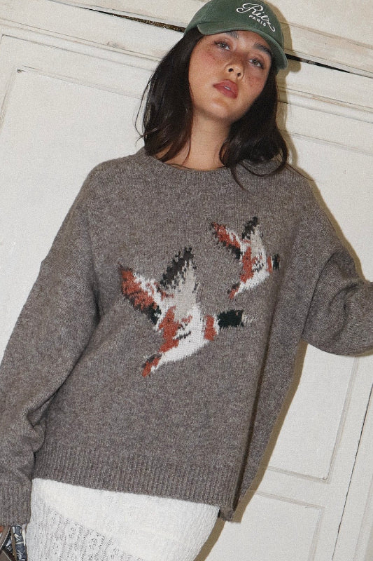 mallard sweater - vintage mocha