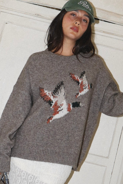 mallard sweater - vintage mocha
