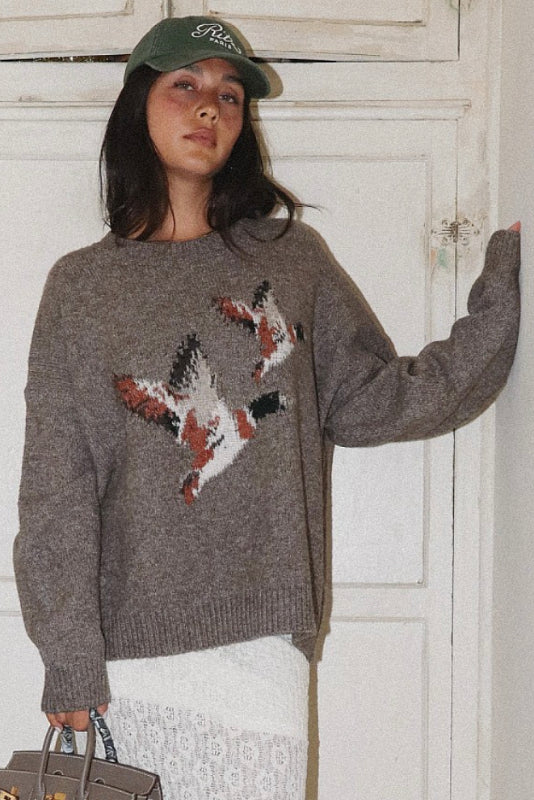 mallard sweater - vintage mocha