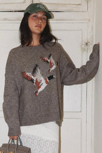 mallard sweater - vintage mocha