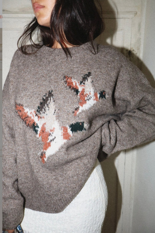 mallard sweater - vintage mocha