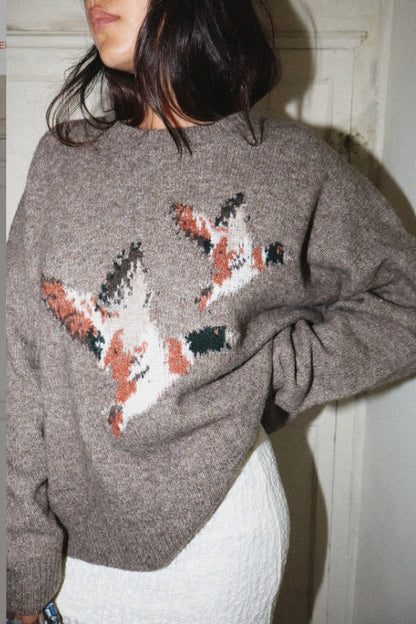mallard sweater - vintage mocha