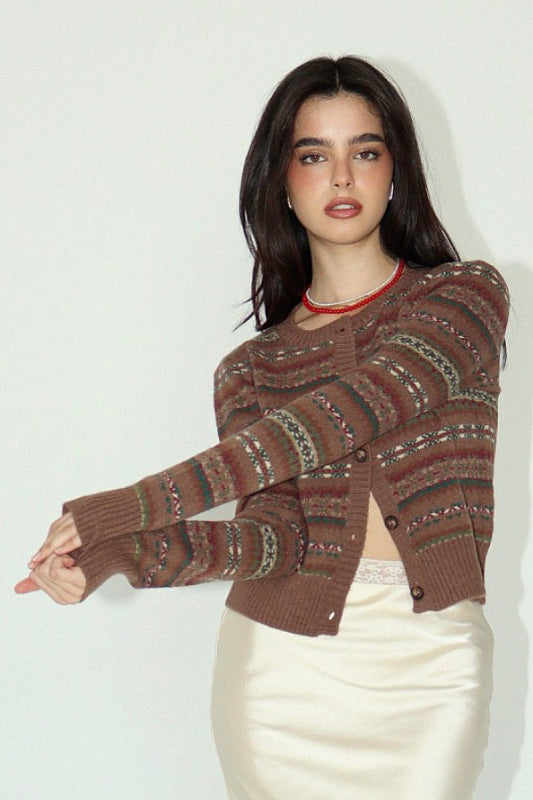 bronwyn sweater - brown