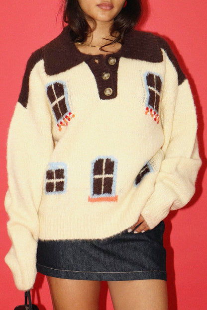 cottage sweater - cream
