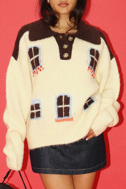 cottage sweater - cream