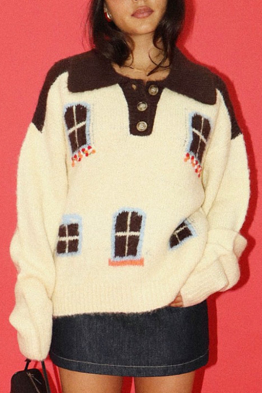 cottage sweater - cream