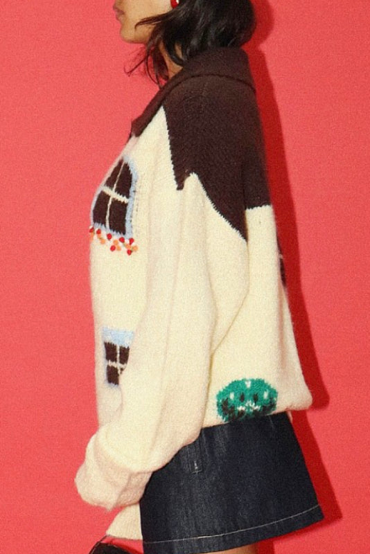 cottage sweater - cream