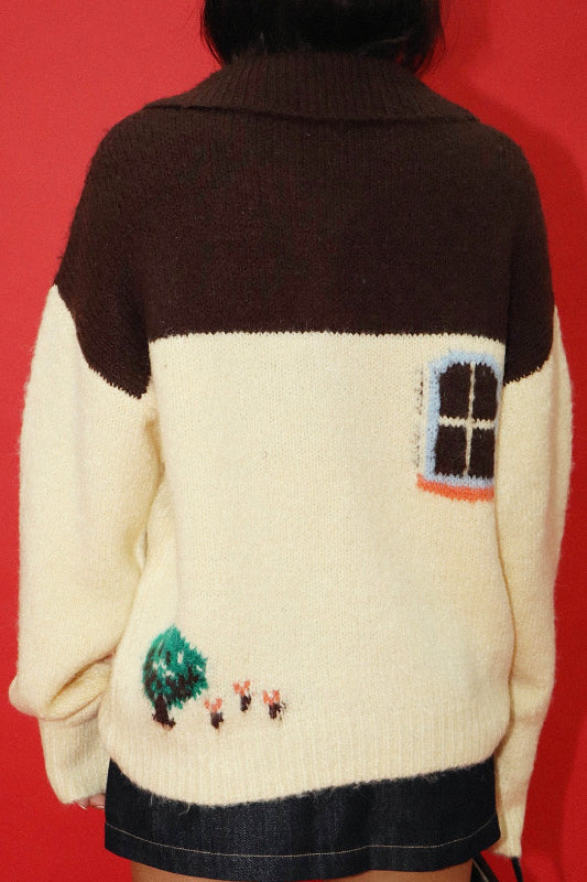 cottage sweater - cream