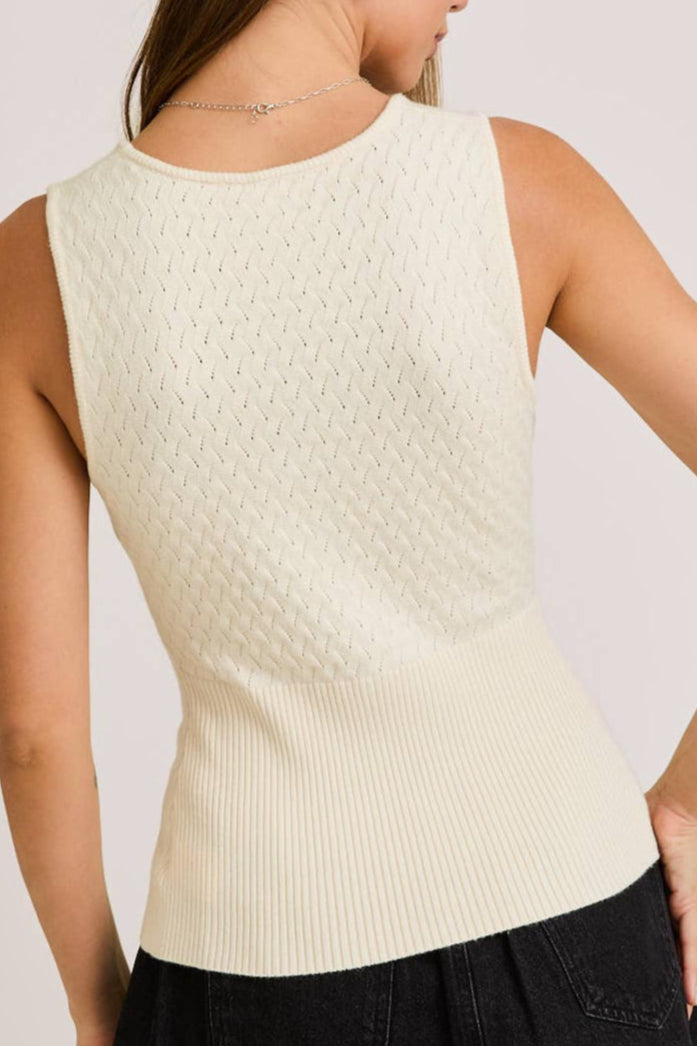 hailey top - cream (FINAL SALE)