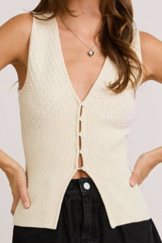 hailey top - cream (FINAL SALE)