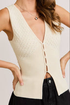 hailey top - cream (FINAL SALE)