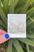 blanton museum polaroid sticker