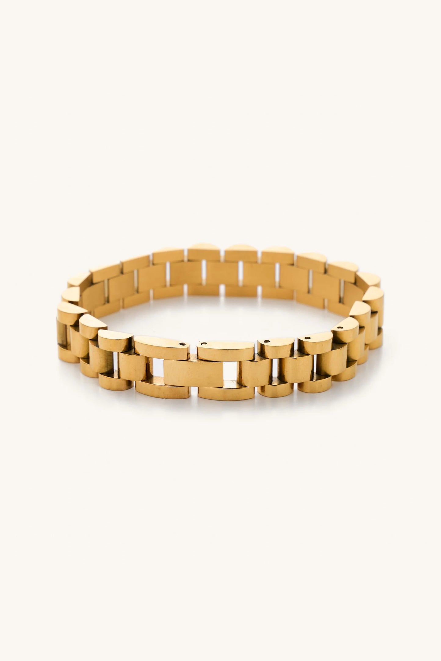 cameron watch band bracelet - gold