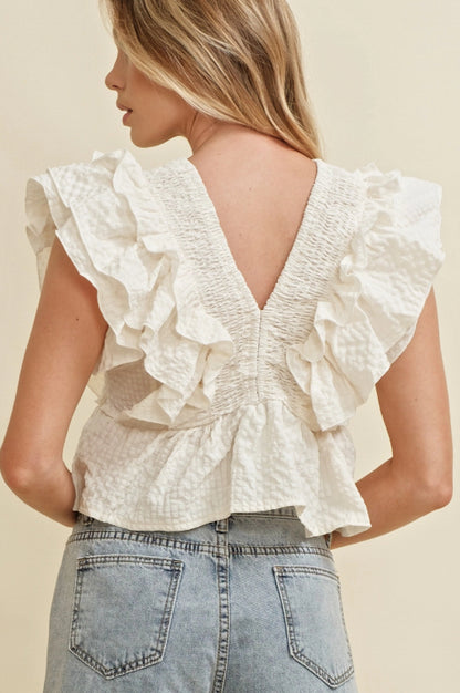 esme blouse - cream