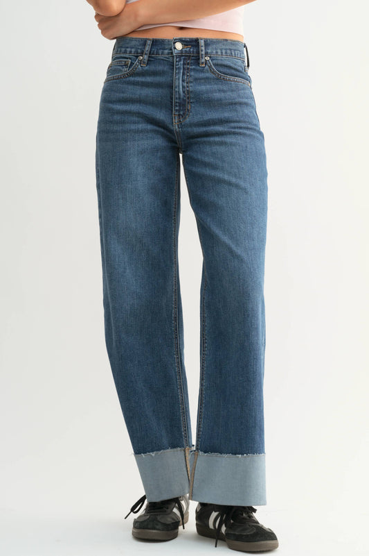thea jean  - vintage dark wash