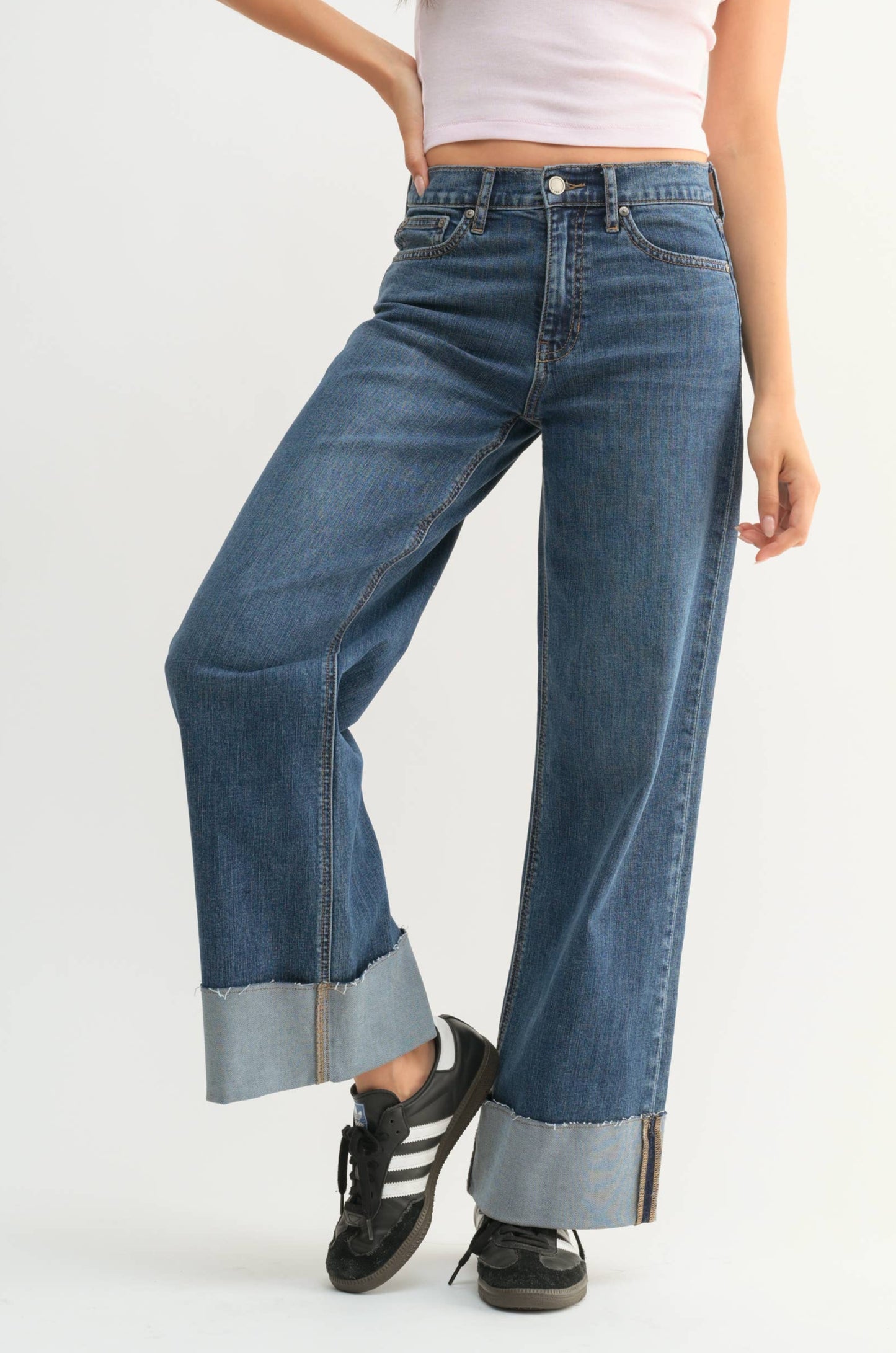thea jean  - vintage dark wash