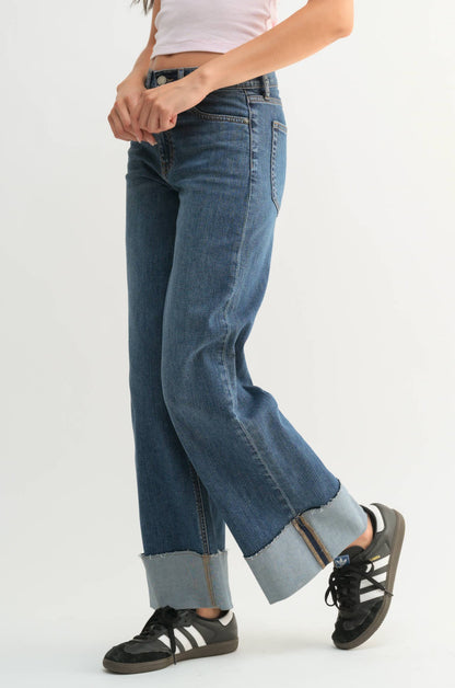 thea jean  - vintage dark wash