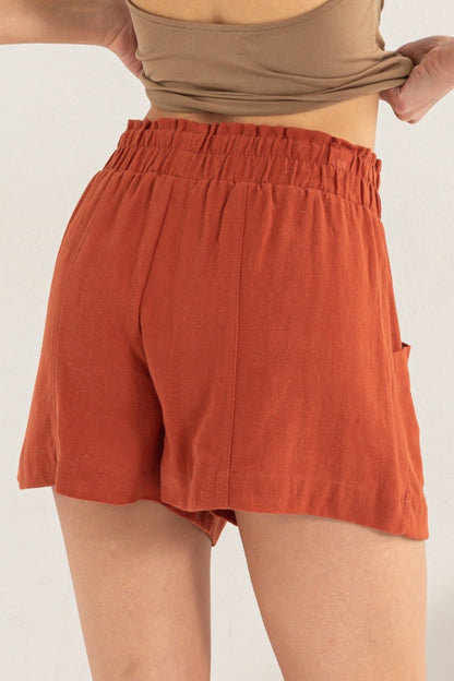 garrison shorts - baked clay