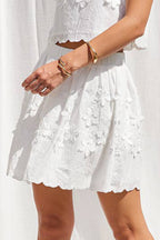 mara skirt - off white