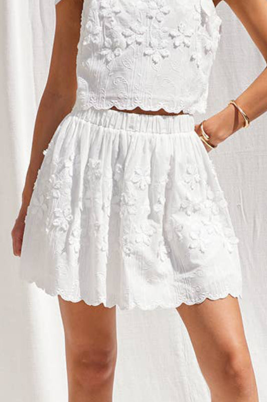mara skirt - off white