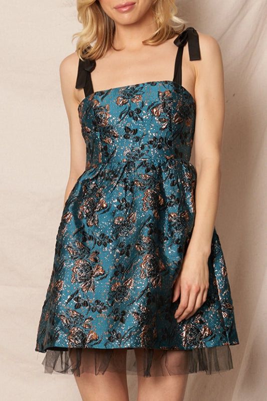 naomi dress - teal