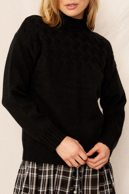 sagen sweater - black