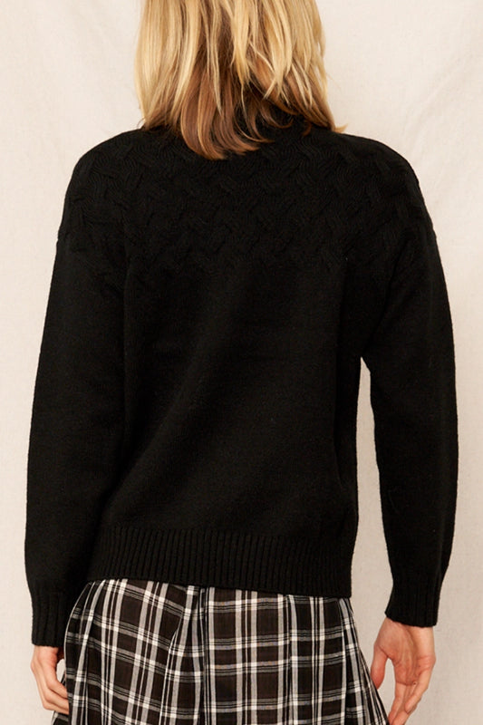 sagen sweater - black