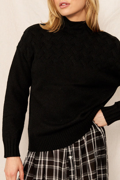 sagen sweater - black