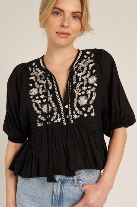 elise top - black